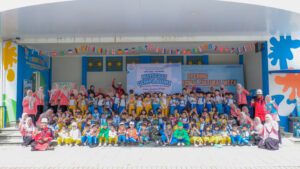 Siswa-siswi PG-K GIS 3 Jogja bersama TRC BPBD DIY