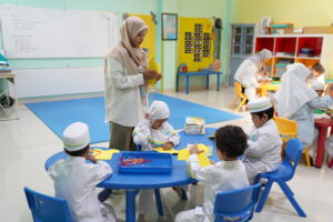 Pelaksanaan model pembelajaran area di PG-K GIS 3 Jogja